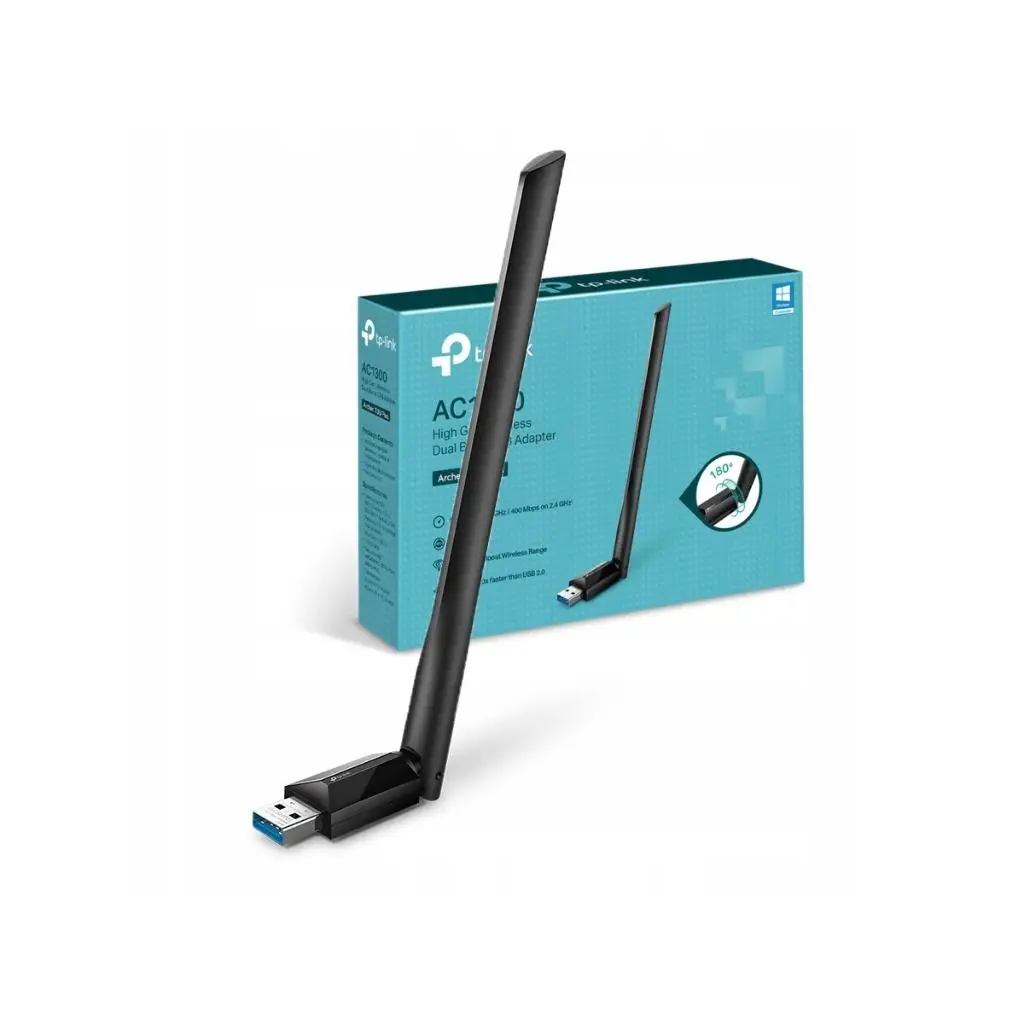 TP-LINK Archer T3U PLUS AC1300 HIGH GAIN DUAL BAND Wi-Fi USB ADAPTER