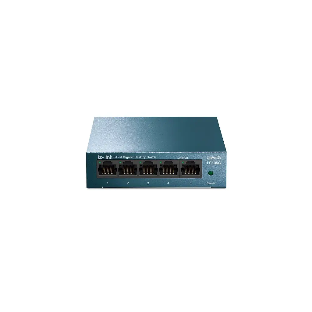 TP-LINK LS105G 5-Port 10/100/1000Mbps Gigabit Masaüstü Switch / Omada Runrate