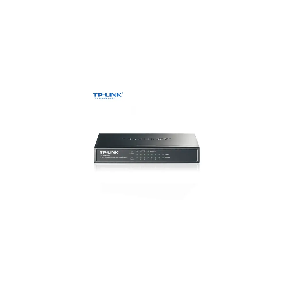 TP-LINK TL-SG1008P, 8 Port, Çelik Kasa, Gigabit Desktop PoE Switch / Omada Runrate