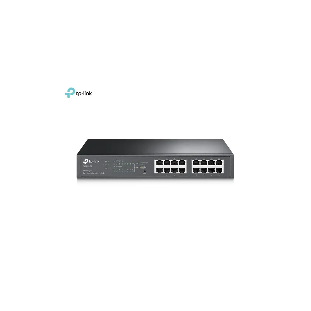 TP-LINK TL-SG1016PE 16-Port Gigabit Easy Smart PoE Switch with 8-Port PoE+ / Omada Runrate