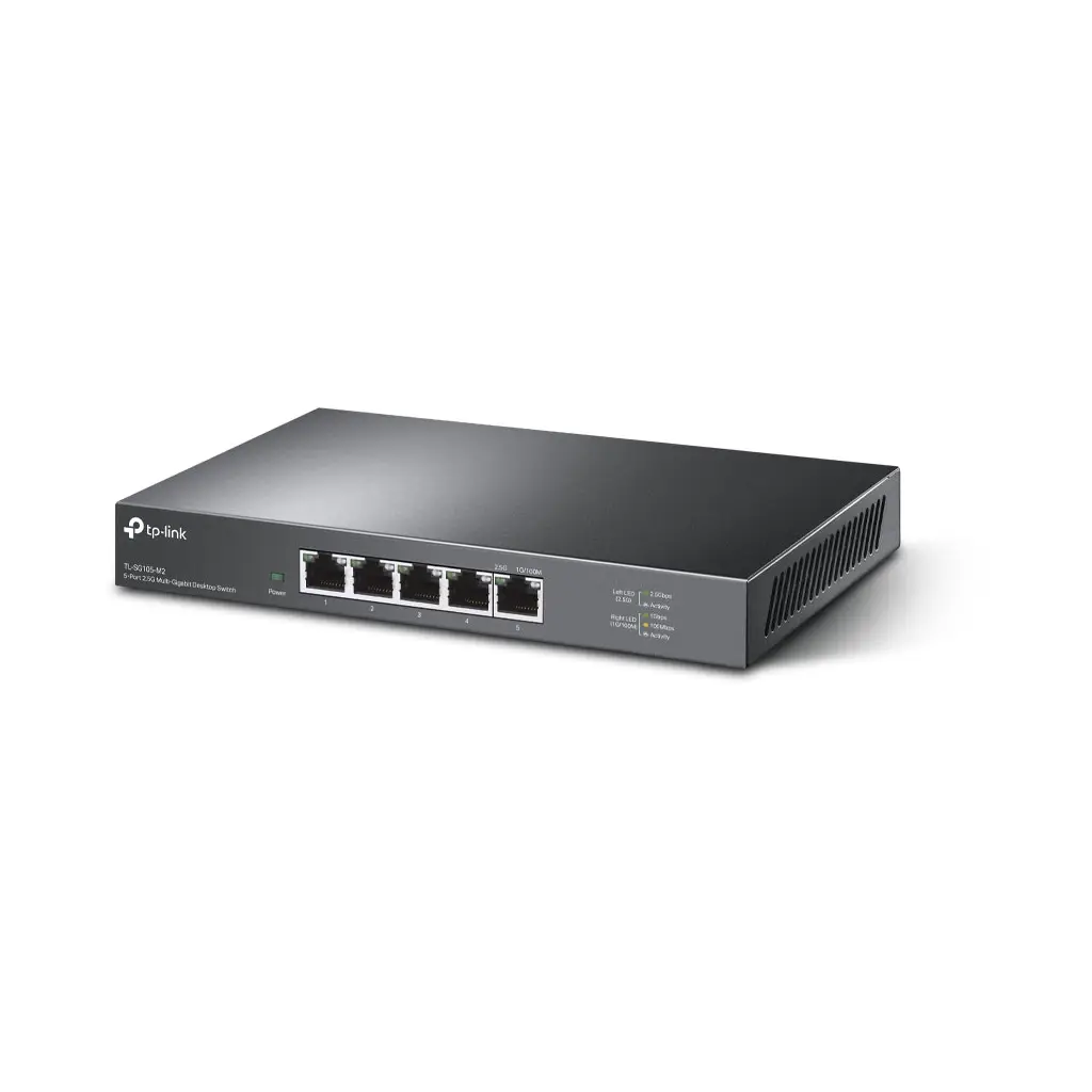 TP-LINK TL-SG105-M2 5 PORT 2.5G MULTI GIGABIT MASAUSTU SWITCH / Omada Runrate