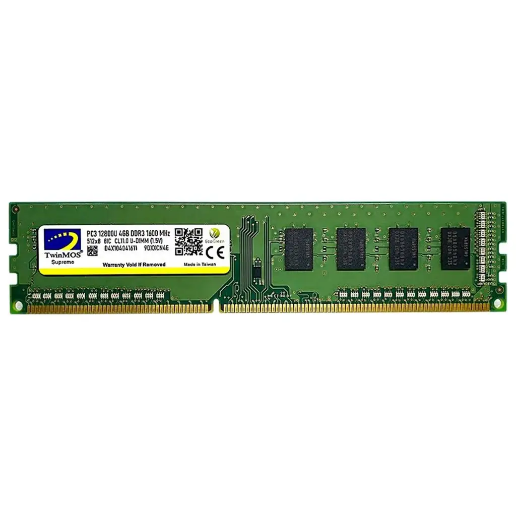 Twinmos 4GB 1600Mhz 1.5V DDR3 Kutulu PC Bellek (MDD34GB1600D)